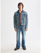 Denim Trucker Jacket full model shot showing overall fit by Scotch & Soda