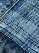 denim-trucker-jacket-with-contrast-panelling detail view by Scotch & Soda