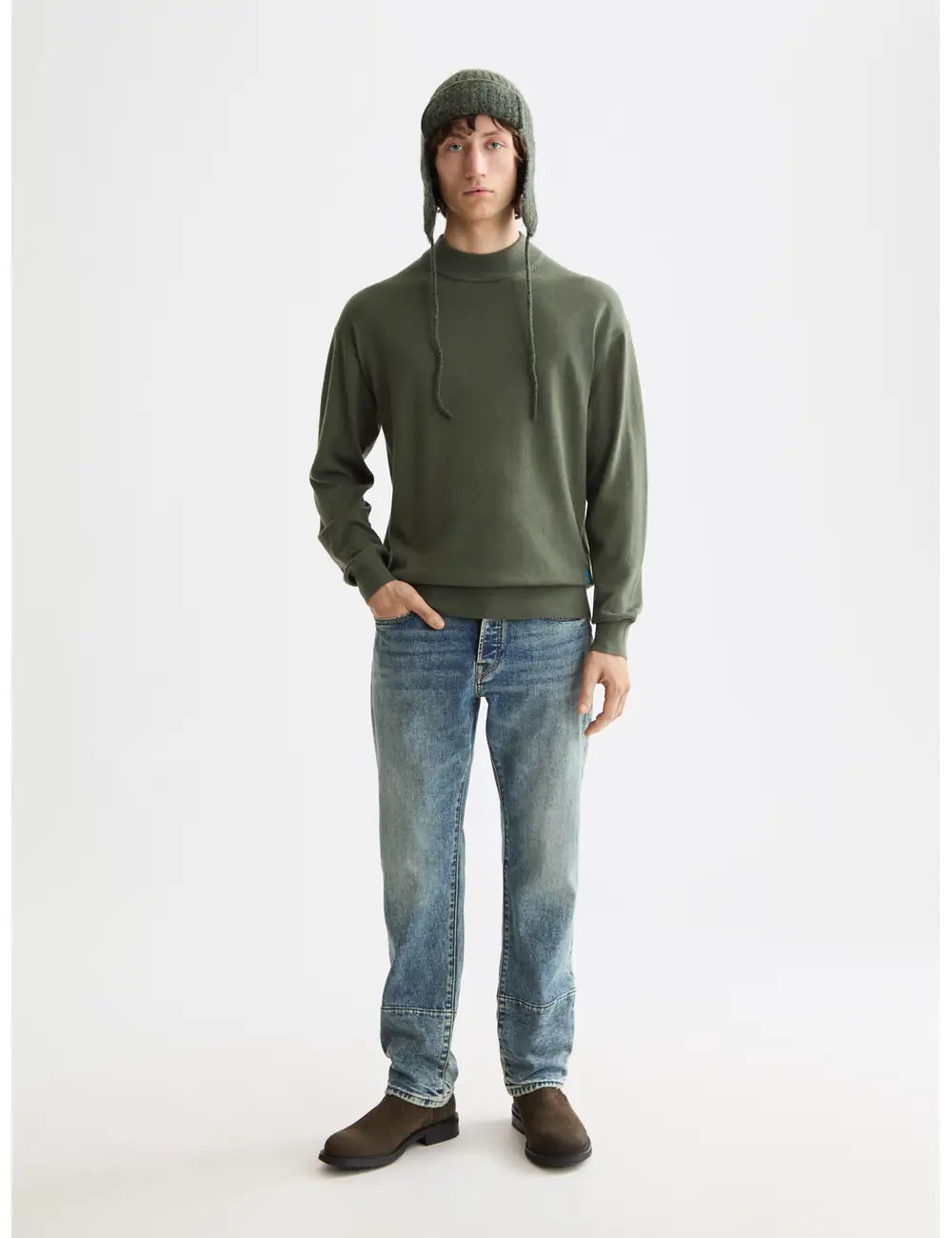 Zee Straight Jeans full model shot showing overall fit by Scotch & Soda