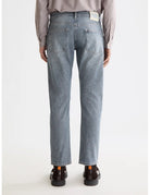 Zee Straight Jeans detail shot showing fabric and craftsmanship by Scotch & Soda