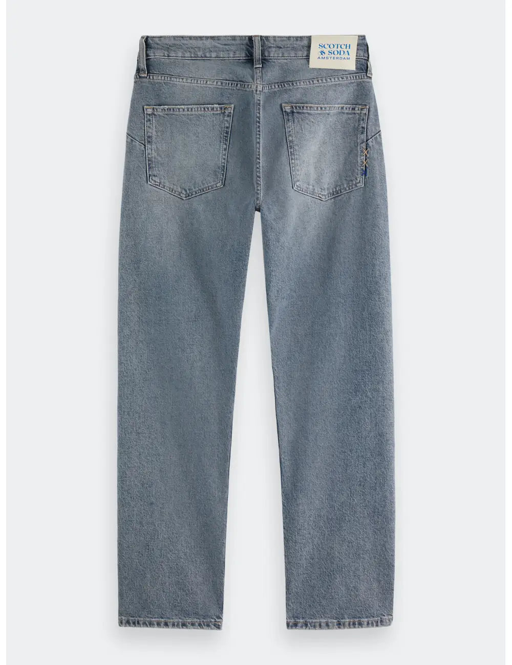 Zee Straight Jeans flat lay back view by Scotch & Soda