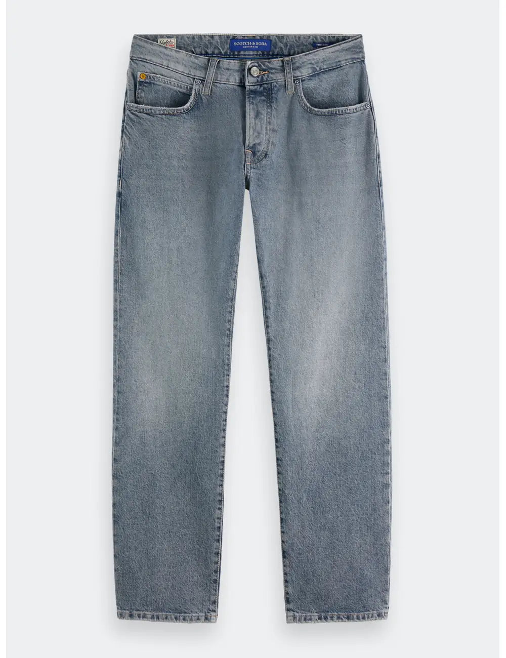Zee Straight Jeans flat lay front view by Scotch & Soda