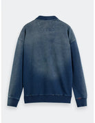 Worked Out Popover Sweat flat lay back view by Scotch & Soda