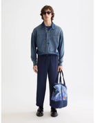 Worked Out Popover Sweat full model shot showing overall fit by Scotch & Soda