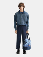 Worked out popover sweat in washed indigo - Scotch & Soda