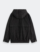 Hooded Denim Jacket flat lay back view by Scotch & Soda