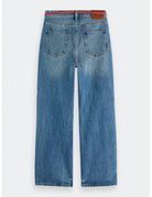 Beat Bootcut Jeans flat lay back view by Scotch & Soda