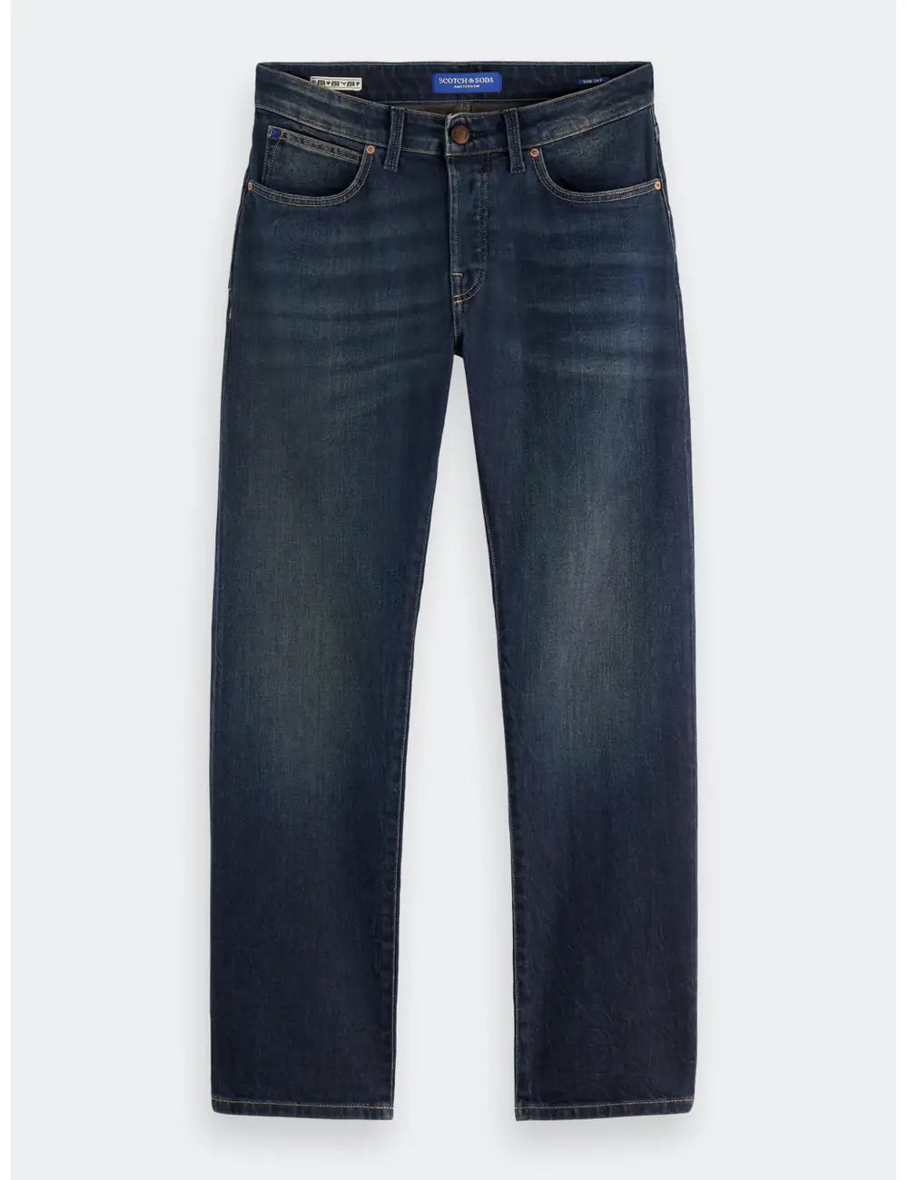 Zee Straight Jeans flat lay front view by Scotch & Soda