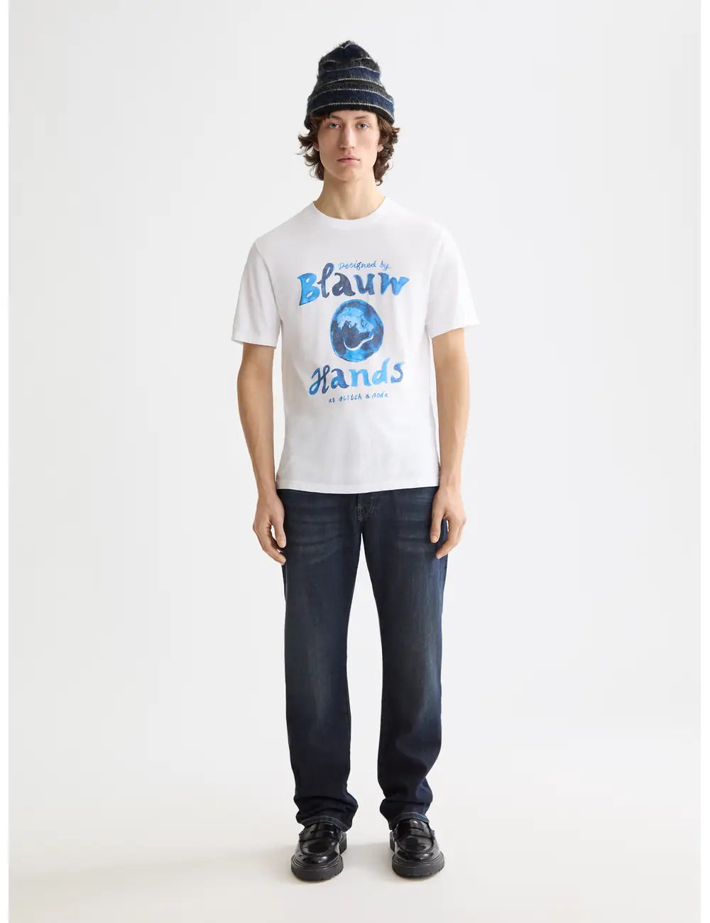 Zee Straight Jeans full model shot showing overall fit by Scotch & Soda