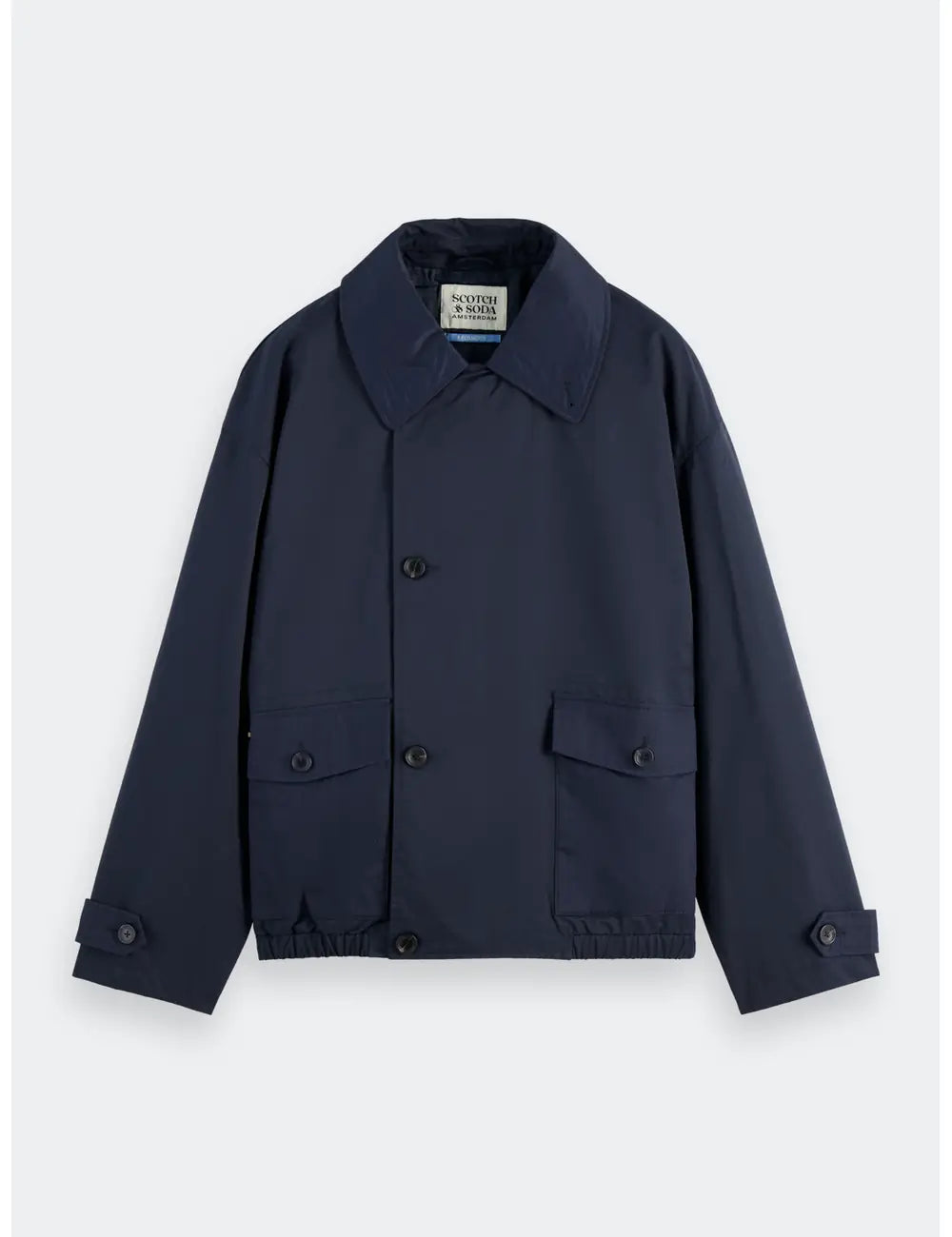 Short Trench Coat flat lay front view by Scotch & Soda