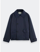 Short Trench Coat flat lay front view by Scotch & Soda