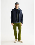 Short Trench Coat full model shot showing overall fit by Scotch & Soda