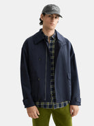 Short Trench Coat Front Close-Up - Scotch & Soda