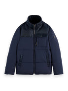 hooded-puffer-jacket detail view by Scotch & Soda