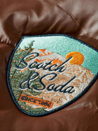 lacquer-puffer-jacket detail shot by Scotch & Soda