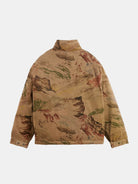 Mountain Print Corduroy Puffer back view showing fit and finish by Scotch & Soda