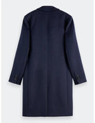 Classic Wool Coat flat lay back view by Scotch & Soda