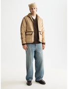 Faux Shearling Jacket front view showing fit and finish by Scotch & Soda