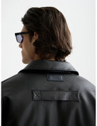 Faux Leather Puffer detail shot of fabric and craftsmanship by Scotch & Soda