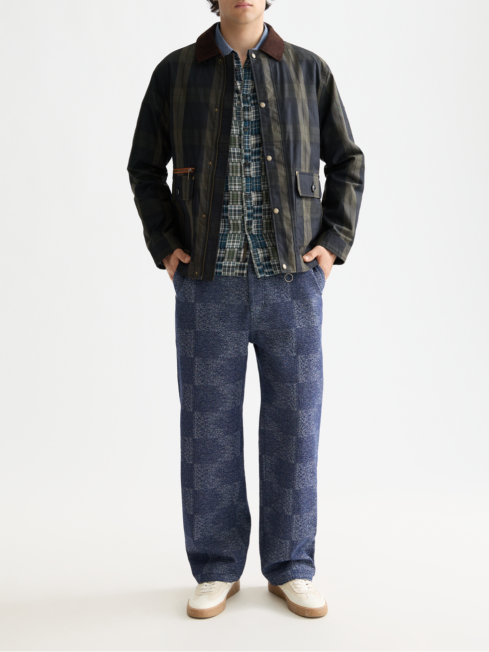 Wax cotton jacket