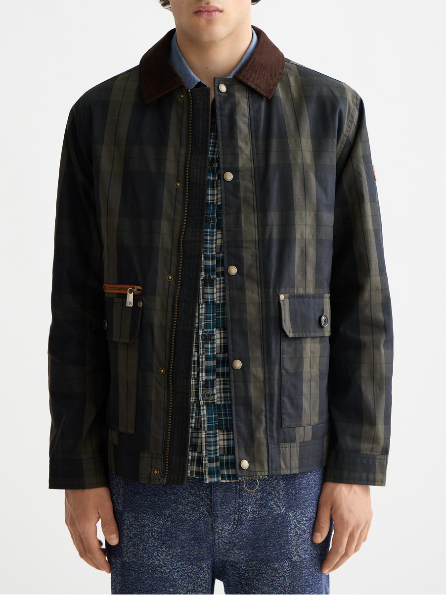 Wax cotton jacket