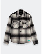 Check Overshirt flat lay front view by Scotch & Soda