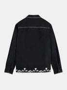 embroidered-cotton-blend-worker-jacket back view by Scotch & Soda