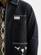embroidered-cotton-blend-worker-jacket detail shot by Scotch & Soda