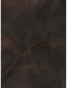 Vintage Leather Blazer Dark detail view by Scotch & Soda