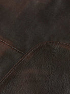 vintage-leather-blazer detail shot by Scotch & Soda