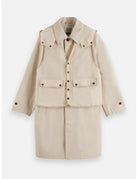 Amsterdam 750 Years Coat flat lay front view by Scotch & Soda