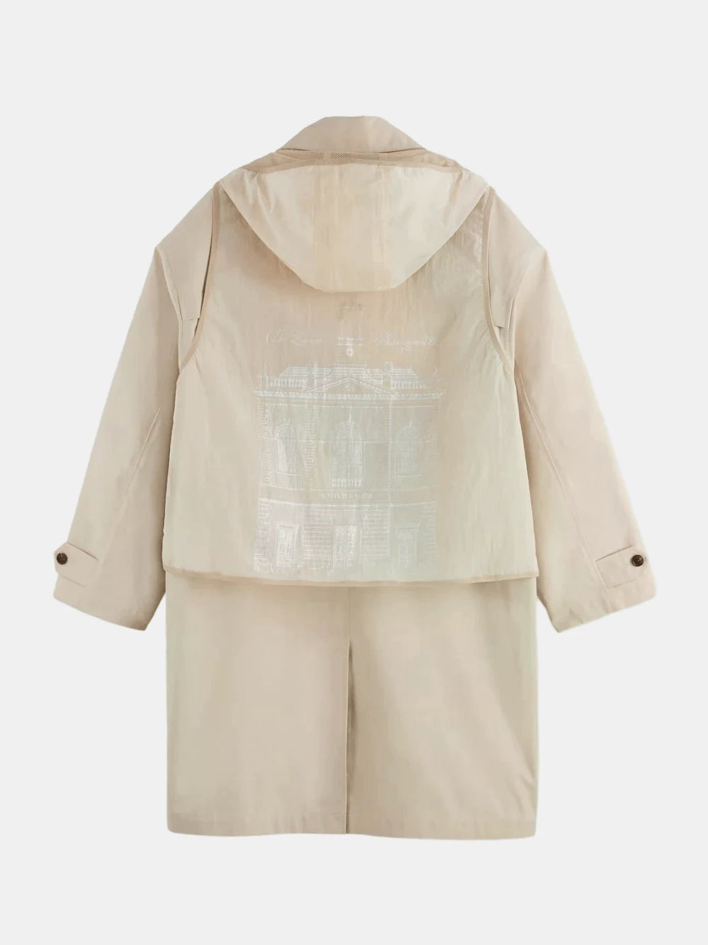 amsterdam-750-years-coat back view by Scotch & Soda