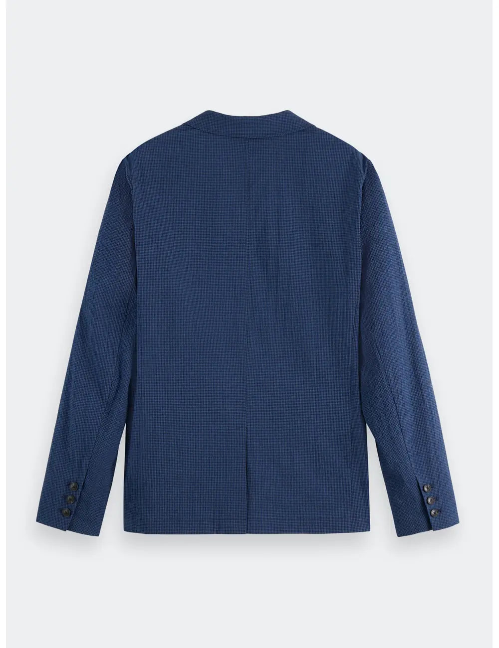 Seersucker Blazer flat lay back view by Scotch & Soda