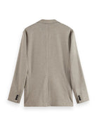 Unconstructed Melange Jersey Relaxed flat lay back view by Scotch & Soda