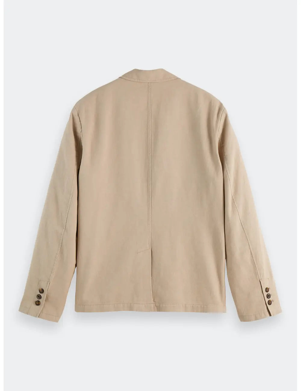 Relaxed Cotton Blazer flat lay back view by Scotch & Soda