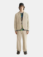 Relaxed-fit cotton linen twill 2-button blazer - Scotch & Soda