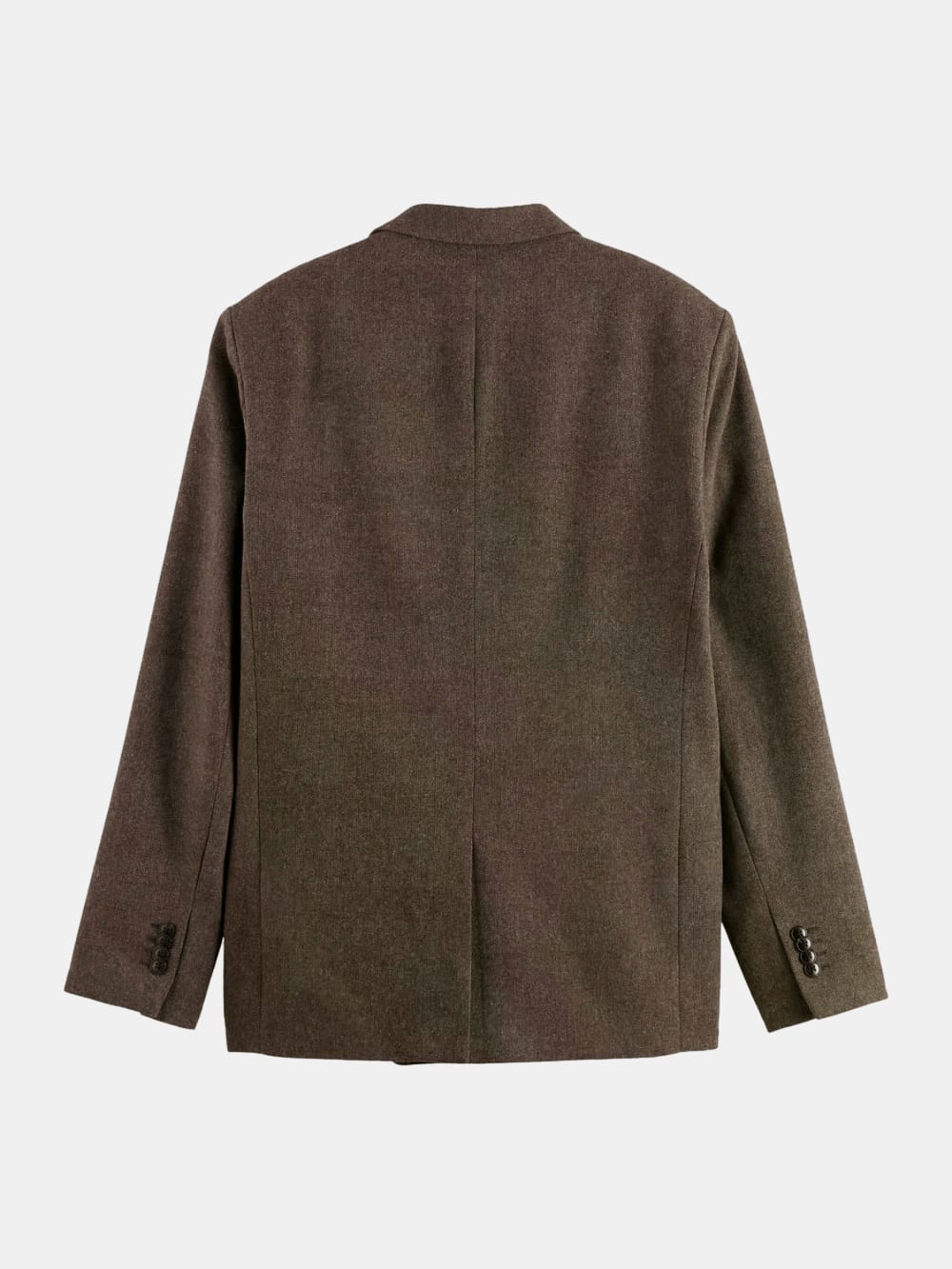 yarn-dyed-wool-blend-relaxed-fit-blazer back view by Scotch & Soda
