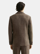 yarn-dyed-wool-blend-relaxed-fit-blazer back view by Scotch & Soda