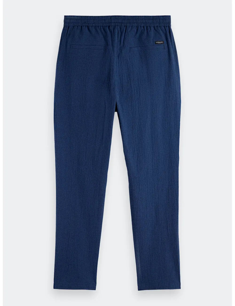 Finch Seersucker Jogger flat lay back view by Scotch & Soda