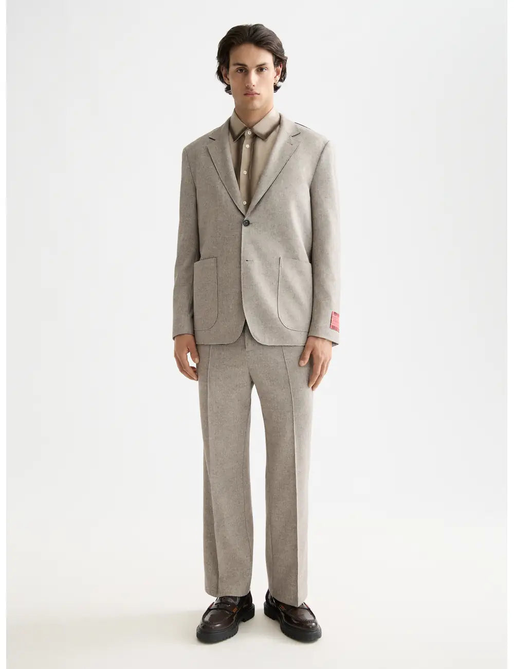 Relaxed Fit Jogger full model shot showing overall fit by Scotch & Soda