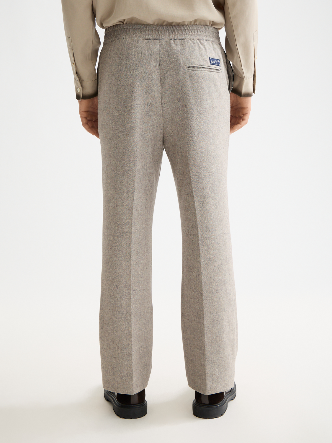 Tailored relaxed straight jogger