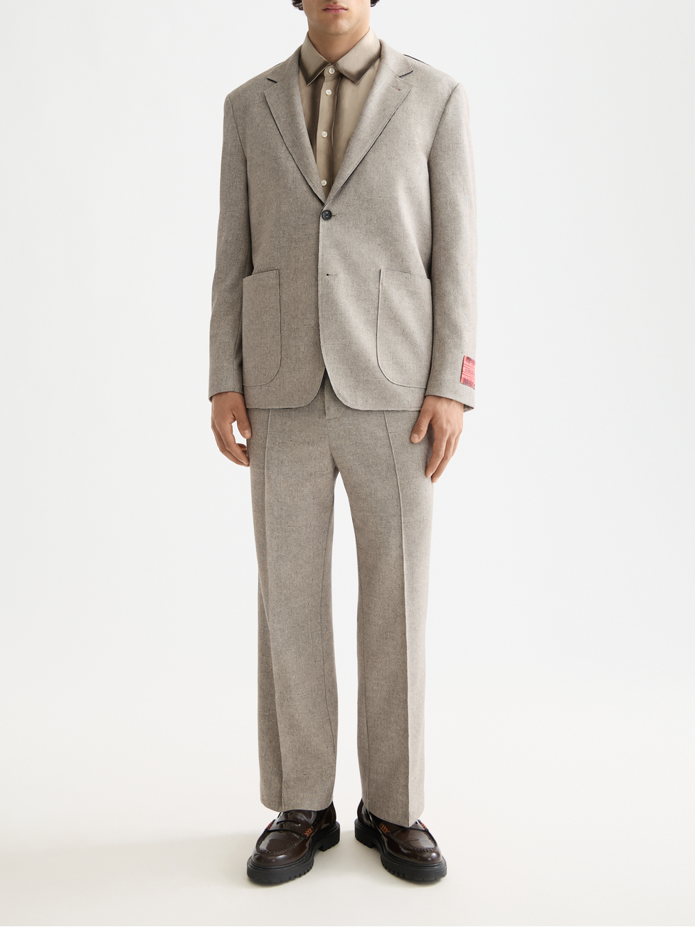 Tailored relaxed straight jogger