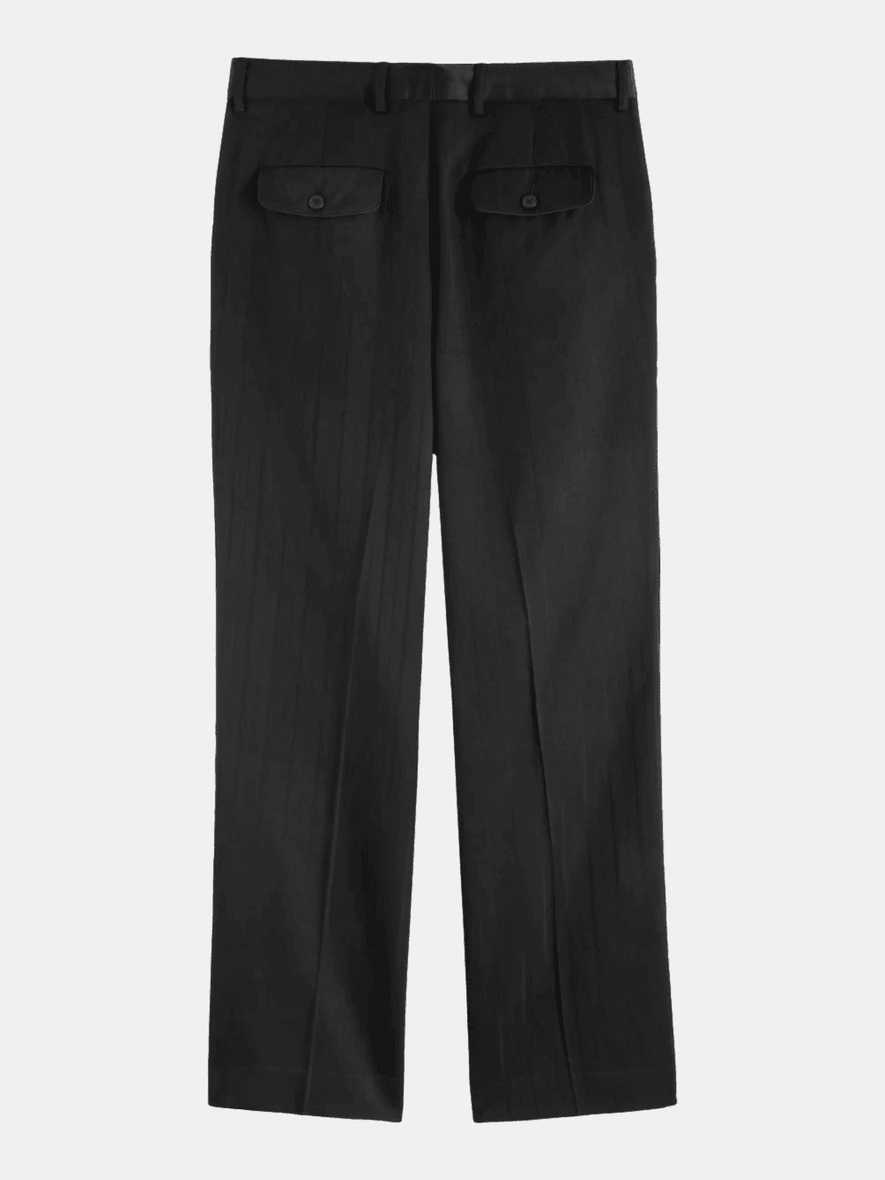 sateen-trimmed-structure-stripe-relaxed-straight-chino back view by Scotch & Soda