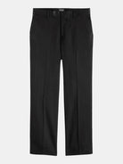 sateen-trimmed-structure-stripe-relaxed-straight-chino front view by Scotch & Soda