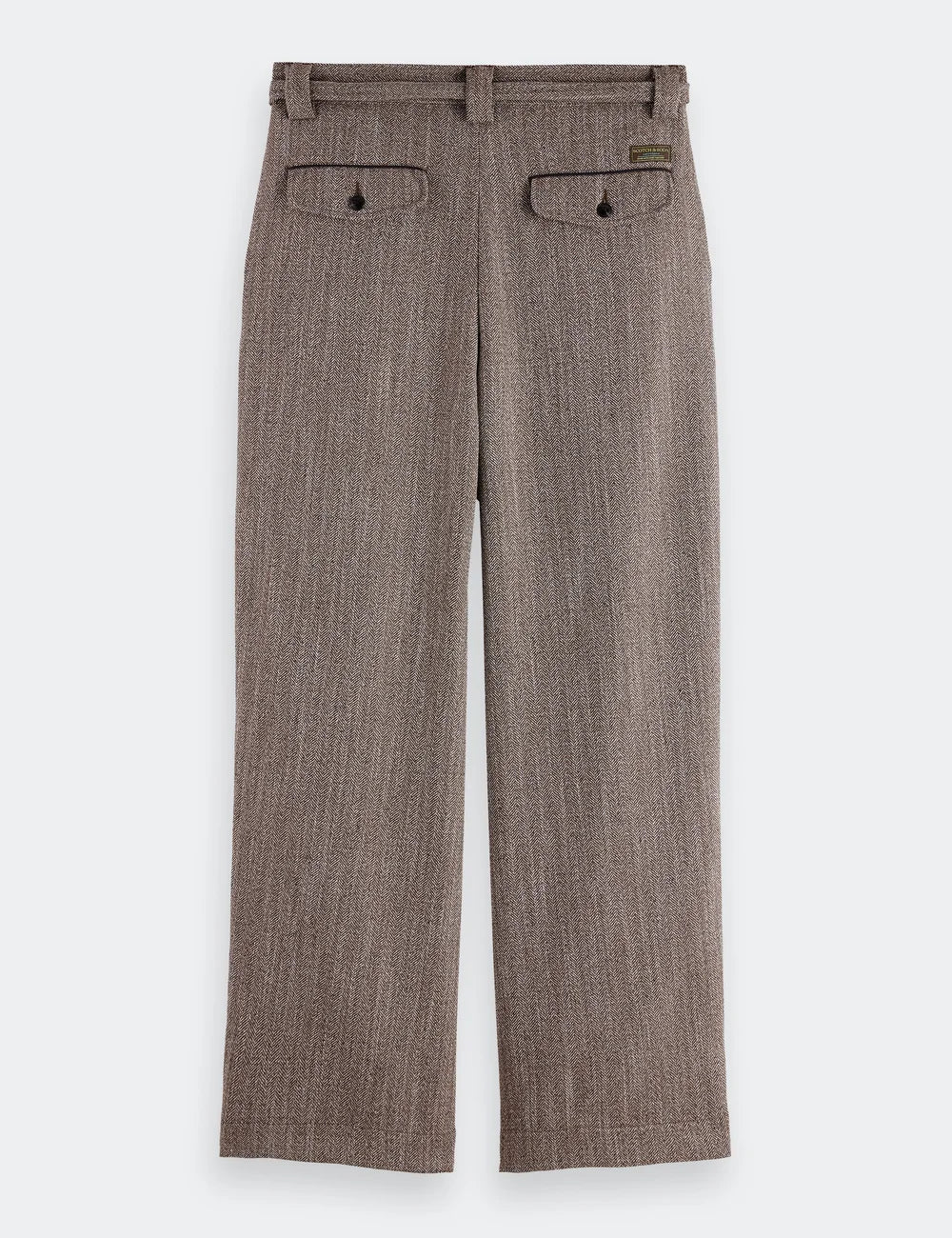 Herringbone Chino Pants detail shot by Scotch & Soda