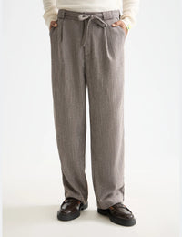 Herringbone Baggy Chinos