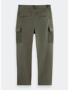 Loose Tapered Cargo flat lay back view by Scotch & Soda