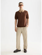 Twill Jersey Jogger full model shot showing overall fit by Scotch & Soda