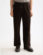 Jacquard Corduroy Jogger flat lay back view by Scotch & Soda