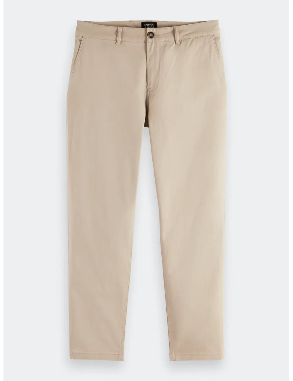 Drift Chino Pants flat lay front view by Scotch & Soda